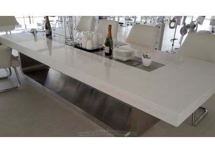 high end solid surface conference table