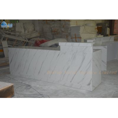 pure white finishing,small reception