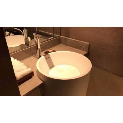 Curved design,pure white finishing